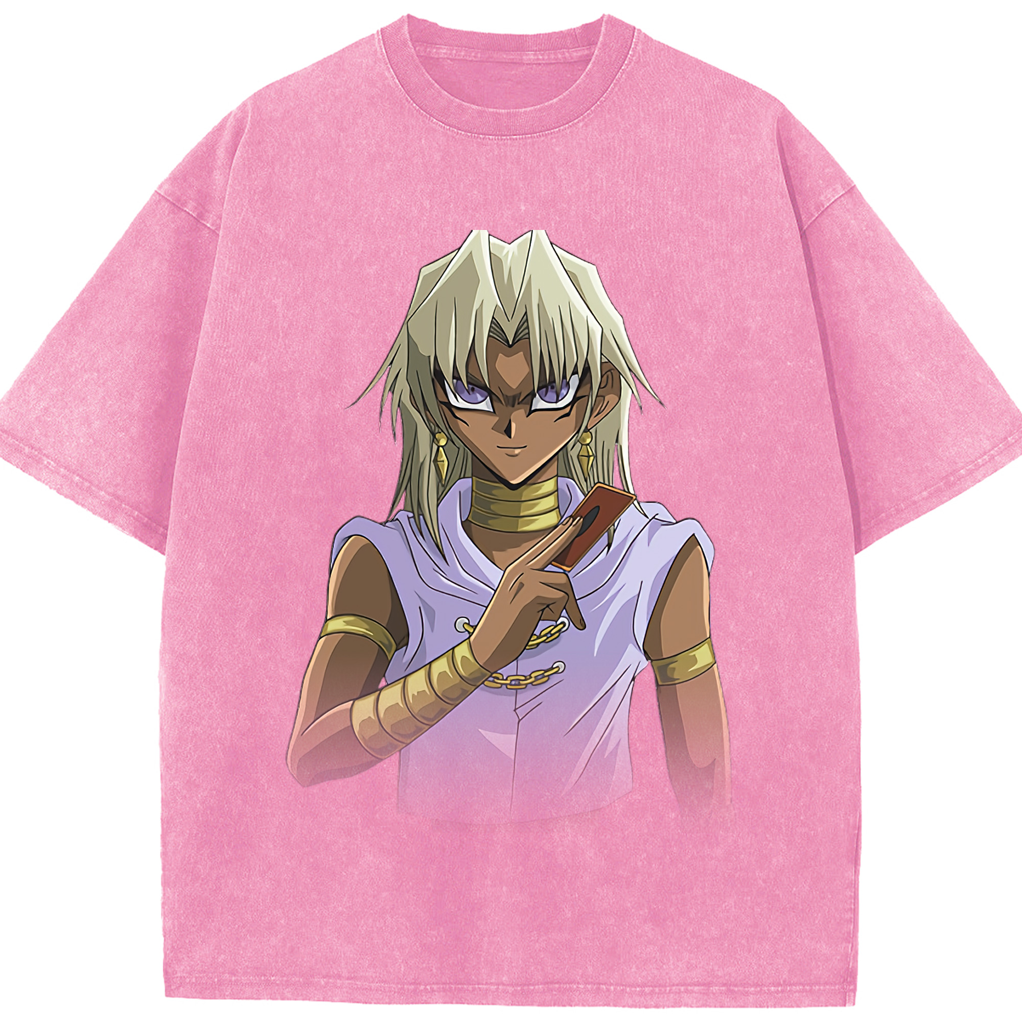 （画像用） 遊☆戯☆王 Yu-Gi-Oh! 綿100% ヴィンテージ風 半袖Tシャツ（フロントプリント）
